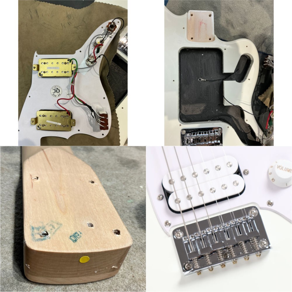 Squier Squier Used Maple fingerboard White w/Soft case