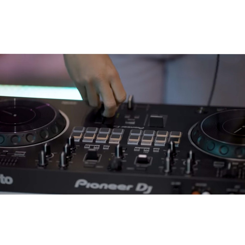 Pioneer DJ DDJ-REV1 Scratch Style Starter 2-Channel Controller with Backpack