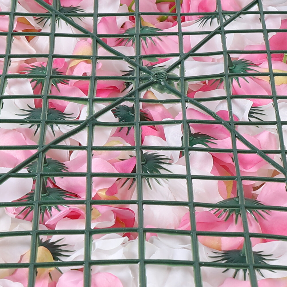 20Pcs Artificial Flower Wall Artificial Rose Panel for Wedding Proposal Venue