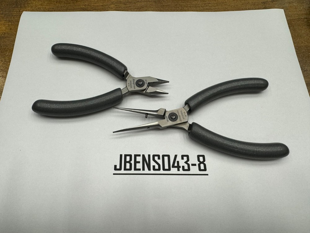 Snap-on Tools DARK TITANIUM 2pc Soft Needle & Snipe Nose Precision Pliers Set