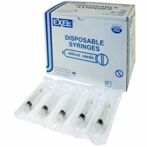 Exel Luer Lock Tip Syringe Without Needle 10ml, Box of 100 - 26265