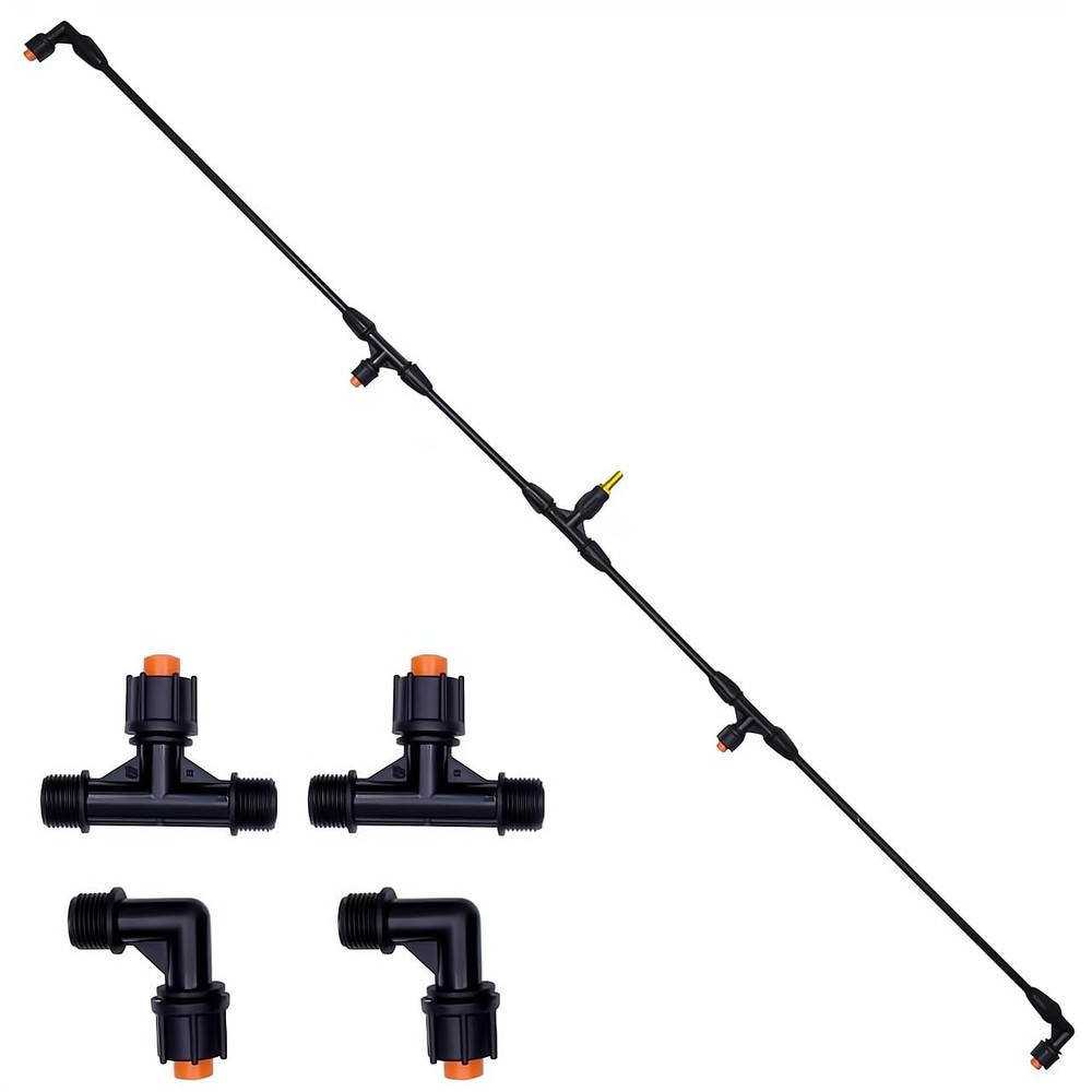 Poly Boom Sprayer Wand 4 Nozzle with Brass Fitting