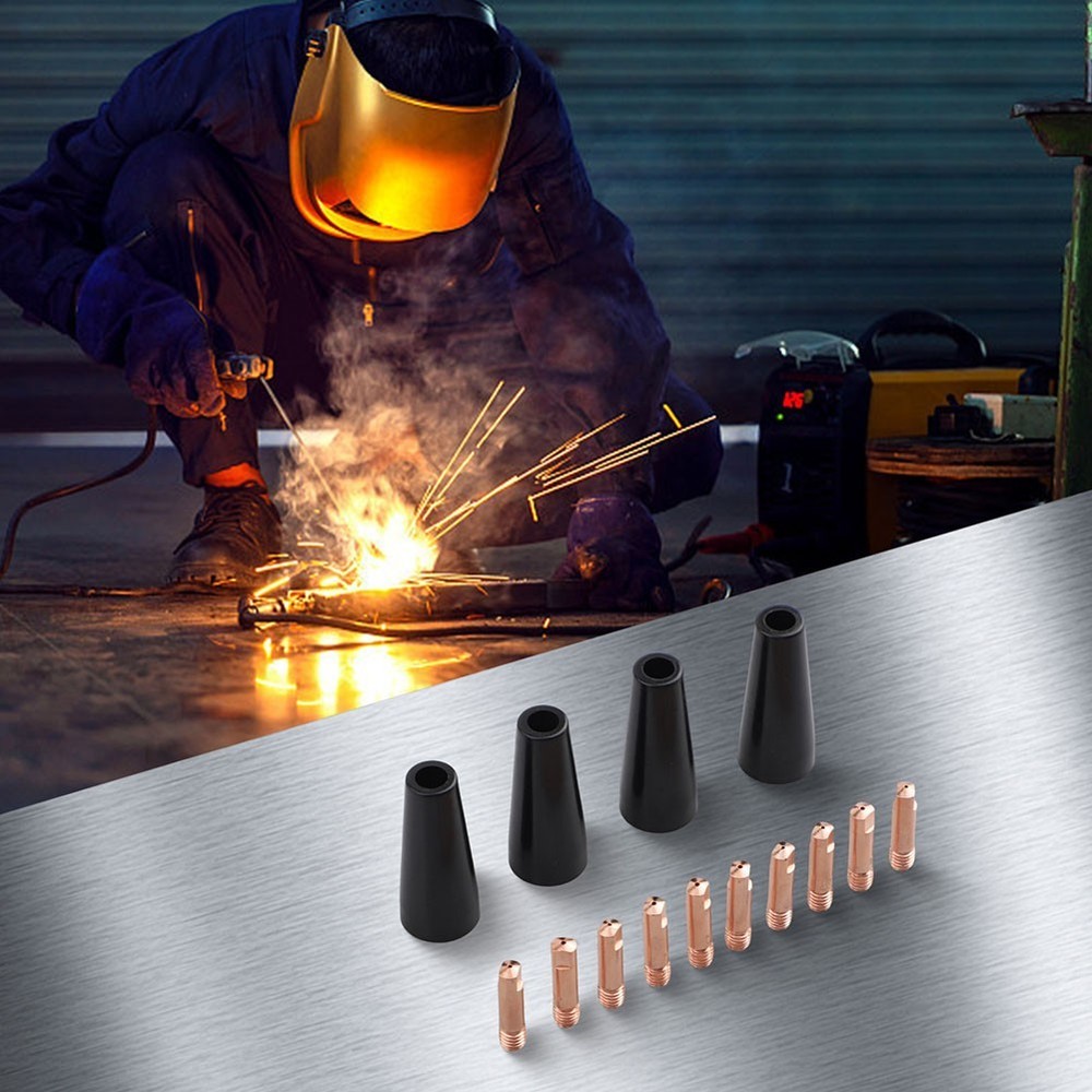 Robust For MIG Welding Components Gasless Tip Kit for Enhanced Efficiency