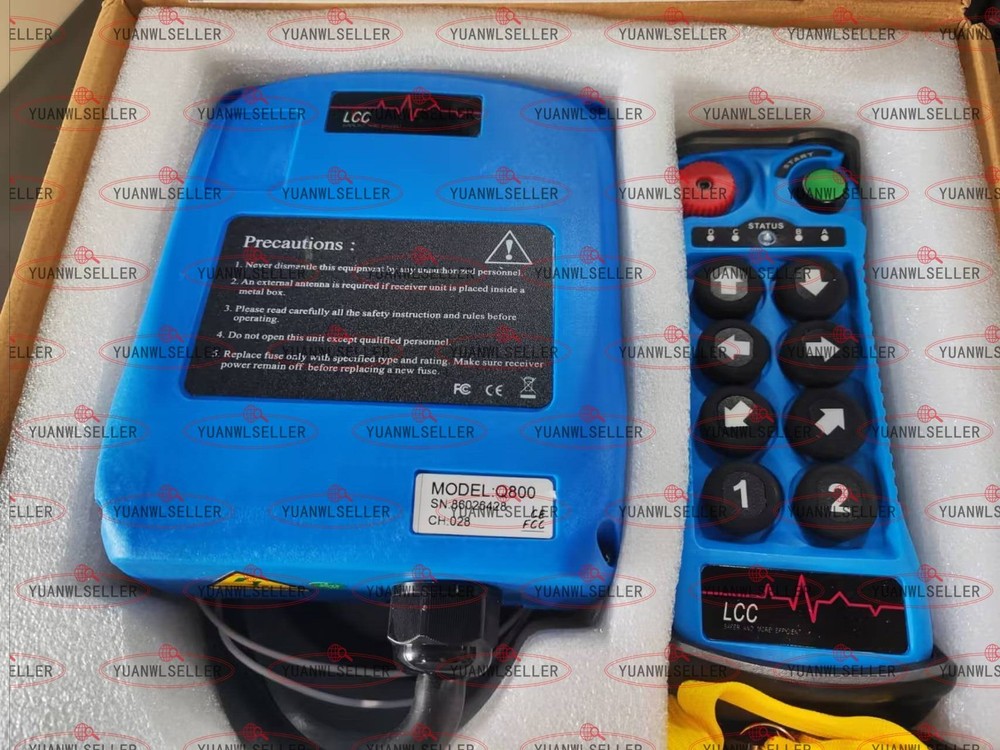 8Button Single Speed Hoist Crane Industrial Wireless Remote Control Single Q800