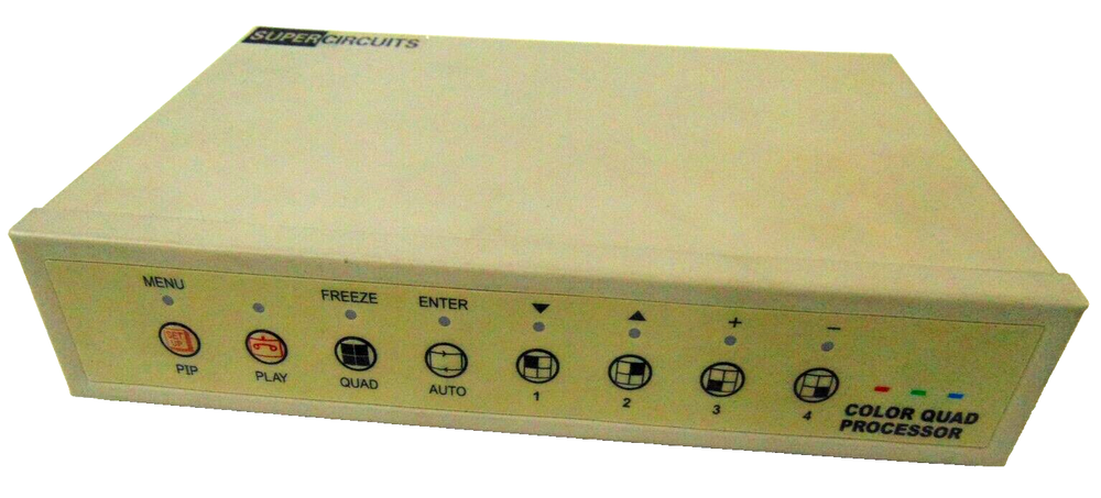 SUPER CIRCUITS VIDEO COLOR QUAD PROCESSOR ITEM NO. QS29 NTSC
