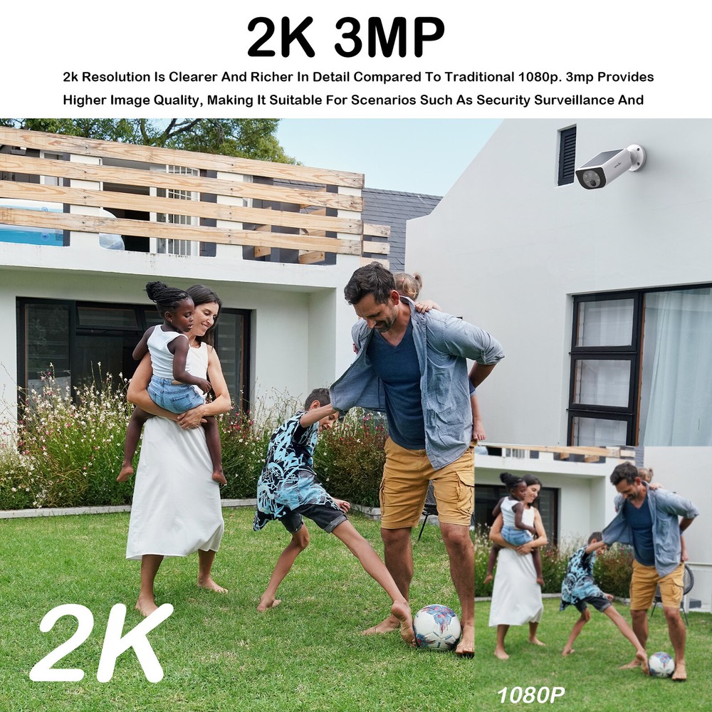 Wansview Home Security-2K Wireless Security Camera Outdoor AI Motion Detection