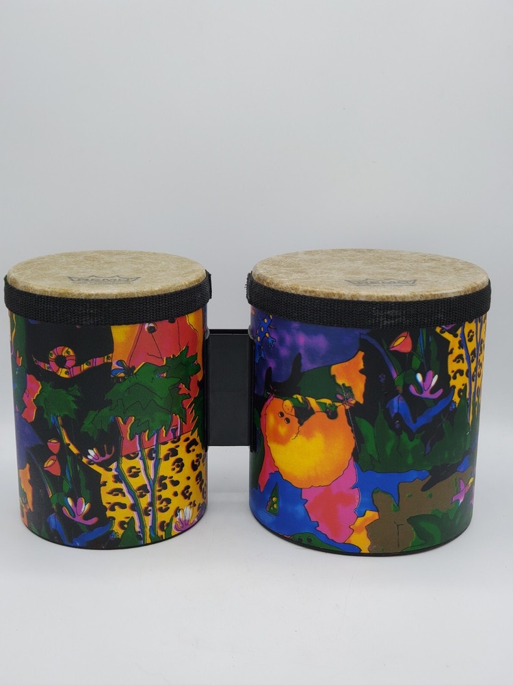 REMO Kids Percussion Bongo Double Drums Mint