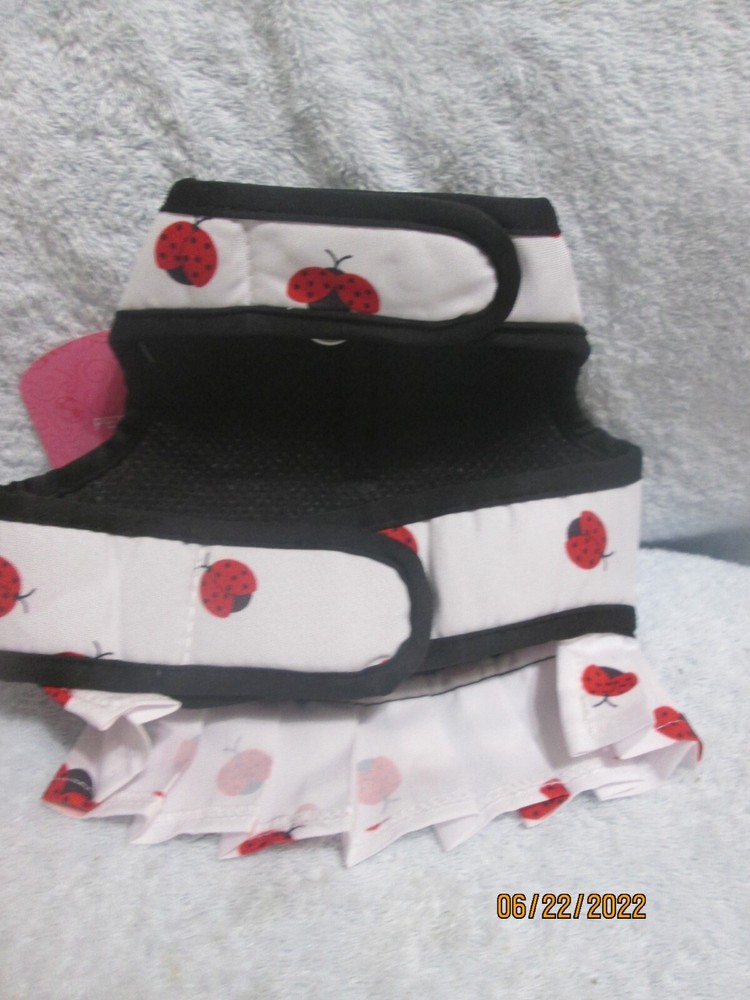 Ladybug Dog Harness Size Small 14" - 16" New