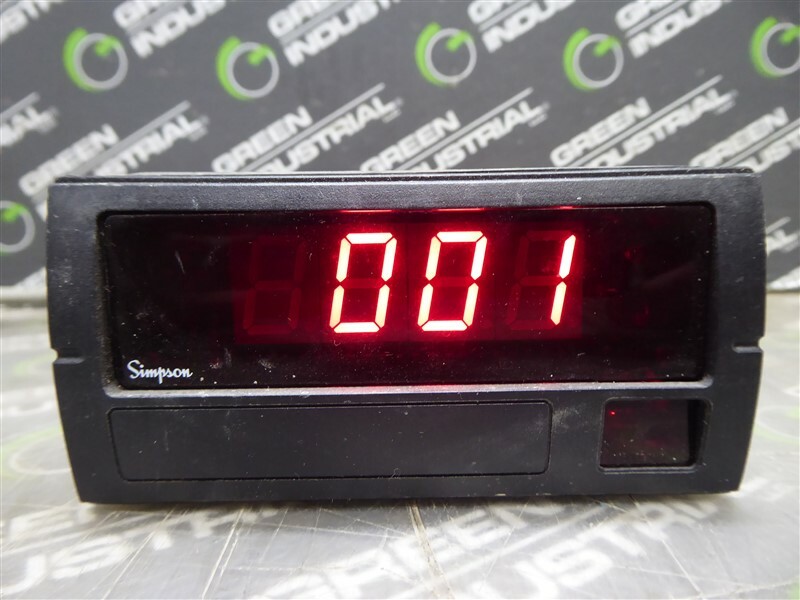 USED Simpson F-35-1-35-0 Digital Voltage Indicator