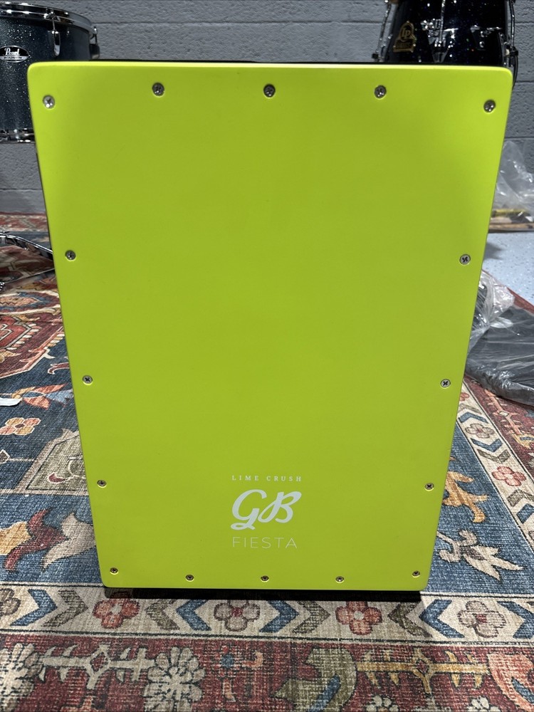 Gon Bops Fiesta Cajon Drum -  Lime Crush