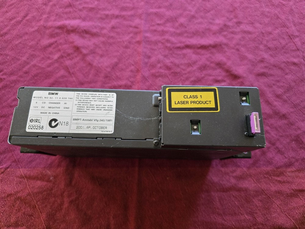 1999-2006 BMW E46 E53 E39 6 DISC CD CHANGER OEM