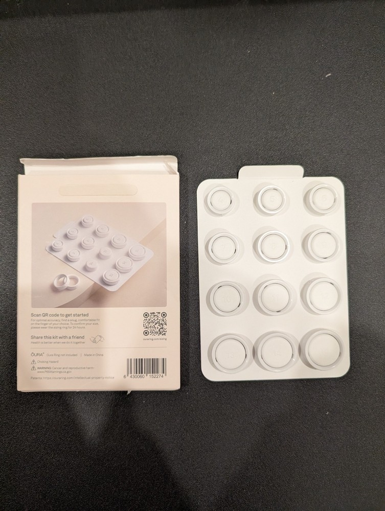 New Oura Ring 4 Sizing Kit - Size Before You Buy - Opened