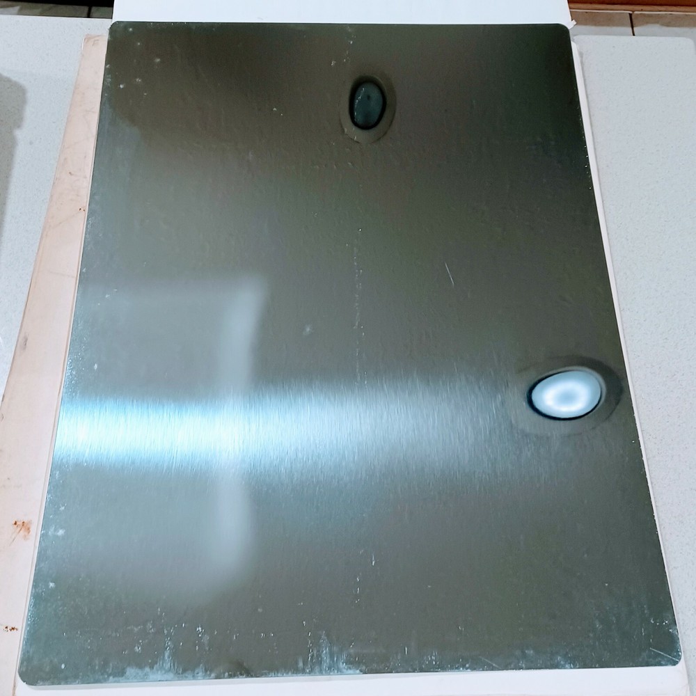Vtg REXO Chrome Squeegee 2 Plates Film Developing Original Package. Pre-owned