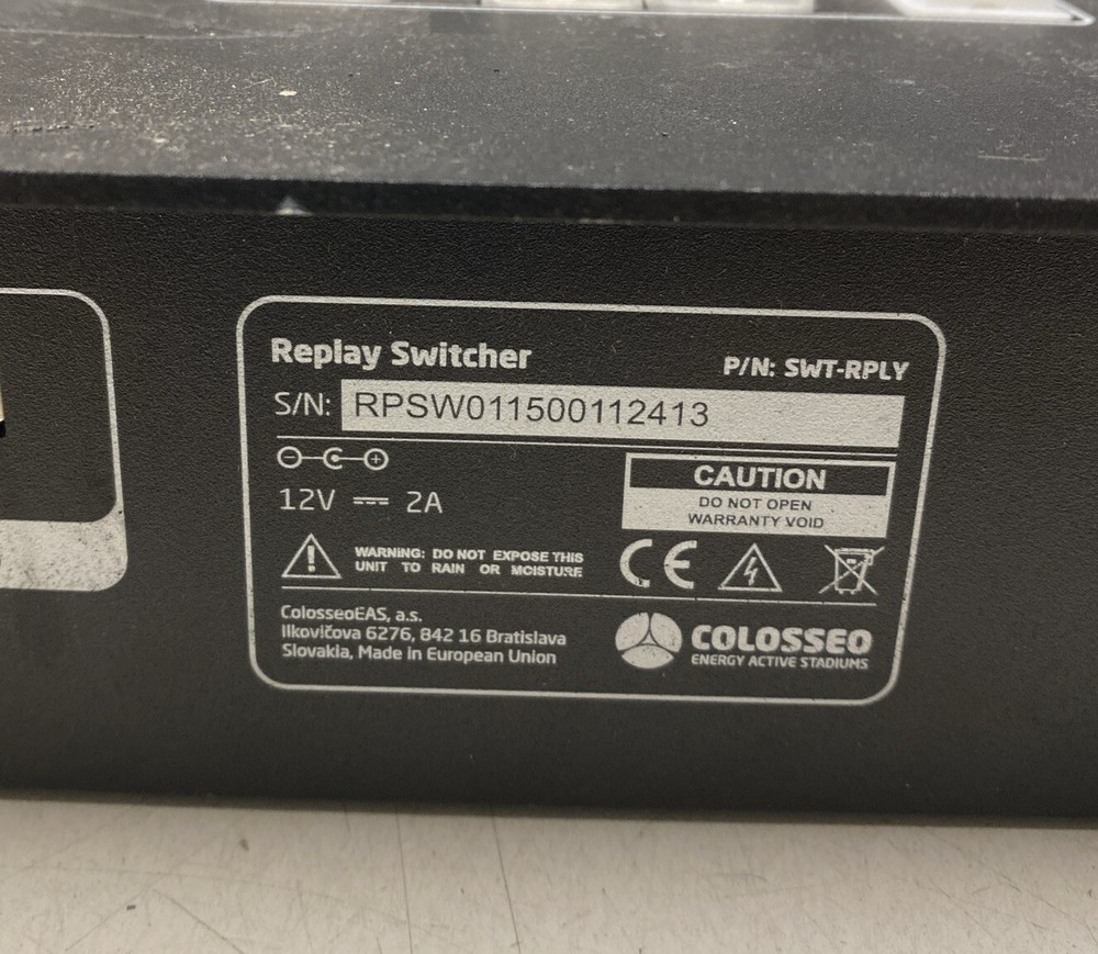 Colosseo Director Switcher Programmable Console w/replay switcher