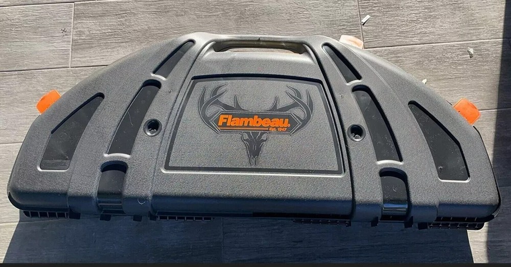 Archery Compound Bow Case Rugged Hard Shell Inner Foam Hunting Bow Arrow Storage