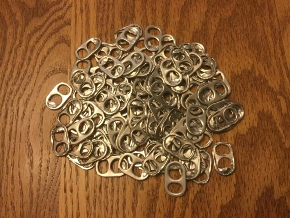 100 Aluminum Pull Tabs Soda Pop Tops Beer Can Craft Projects