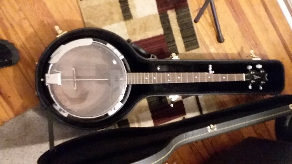 Dean Banjo with pickup.