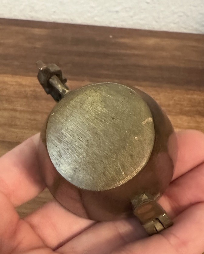 Antique 6 pc Bronze Nesting Apothecary Weights - Marked 16