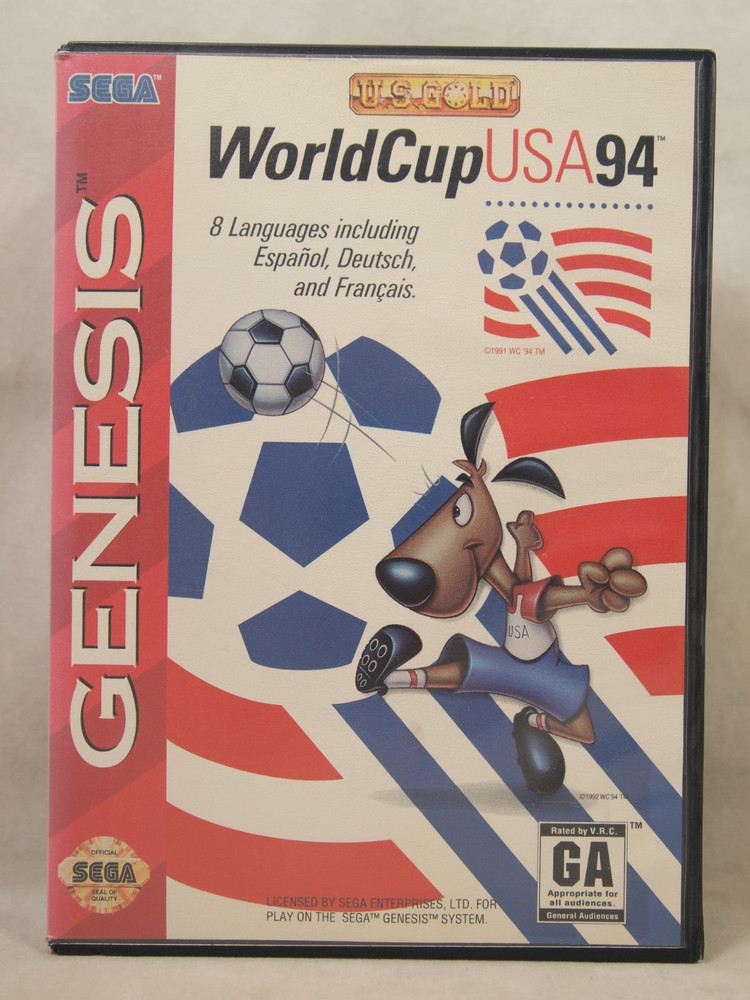World Cup Soccer 94 Case (SEGA Genesis) Authentic BOX ONLY