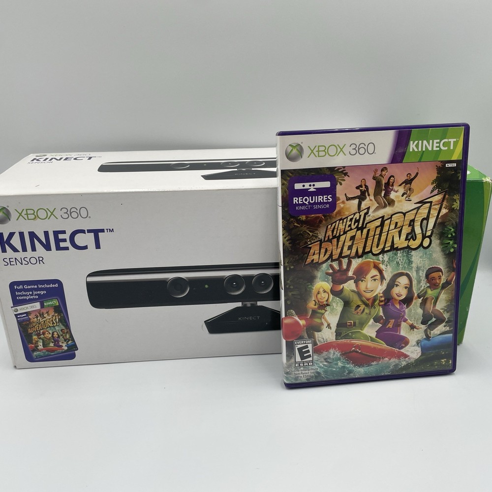 Xbox 360 Kinect Sensor Camera W/ Adventures Game Xbox 360 Kinect