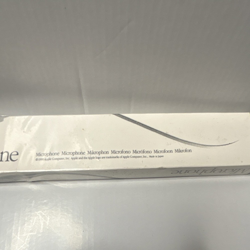Apple Clip-On Microphone Gray Computer Boxed Vintage