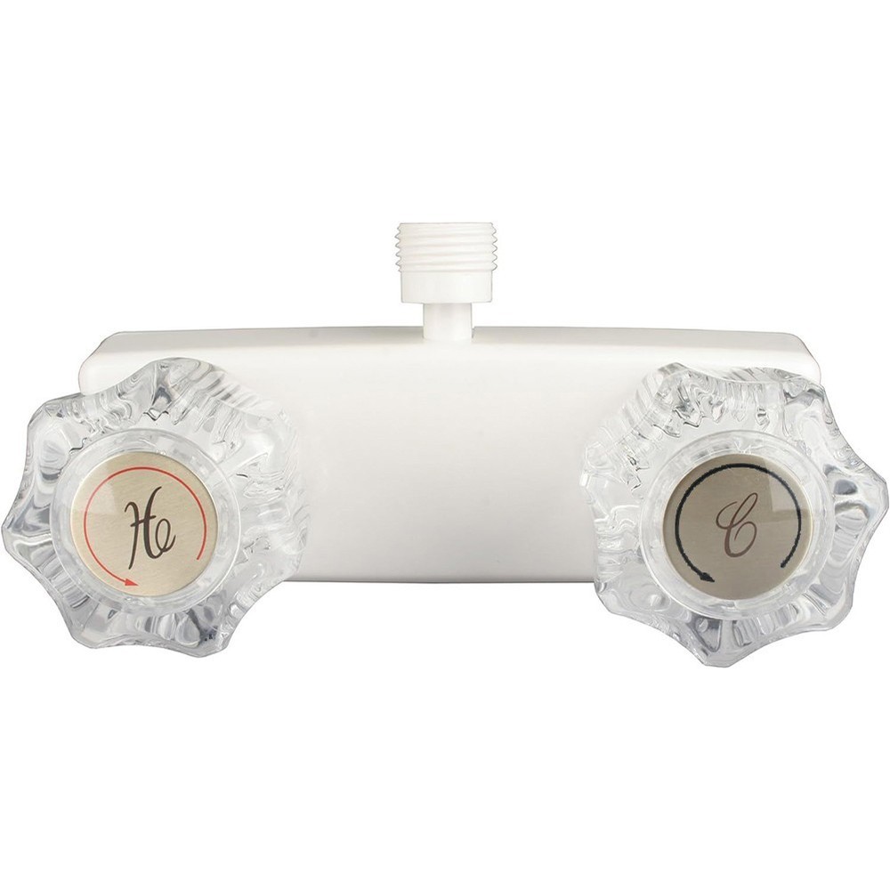 Functional Faucet Knob Indicators with Clear Hot and Cold Design 8 Pack