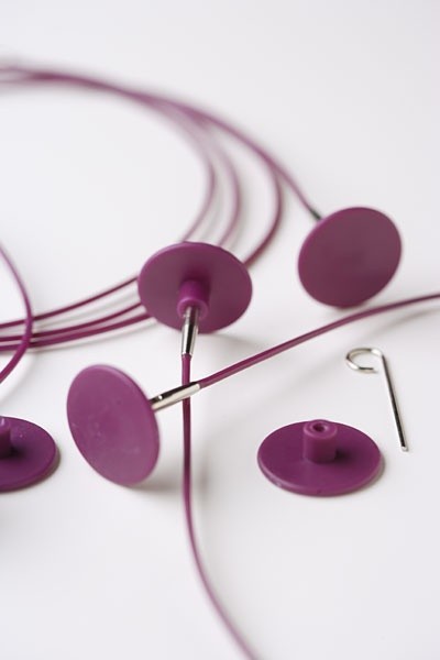 Interchangeable Knitting Needle Set Rainbow Wood Circular Needles Kit Case