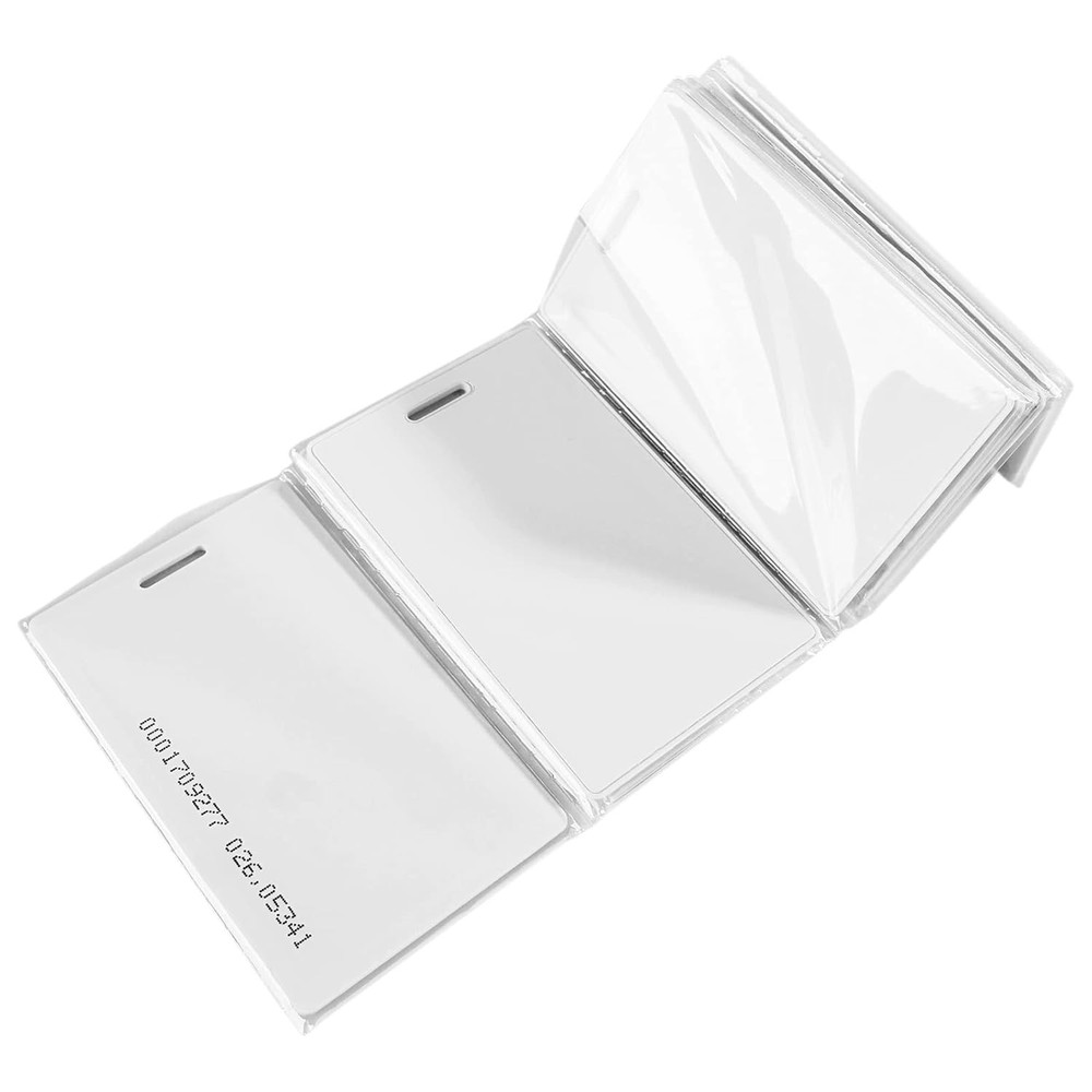 30-Pack 125KHz Proximity Cards for Secure Access Control - EM4100 Compatible