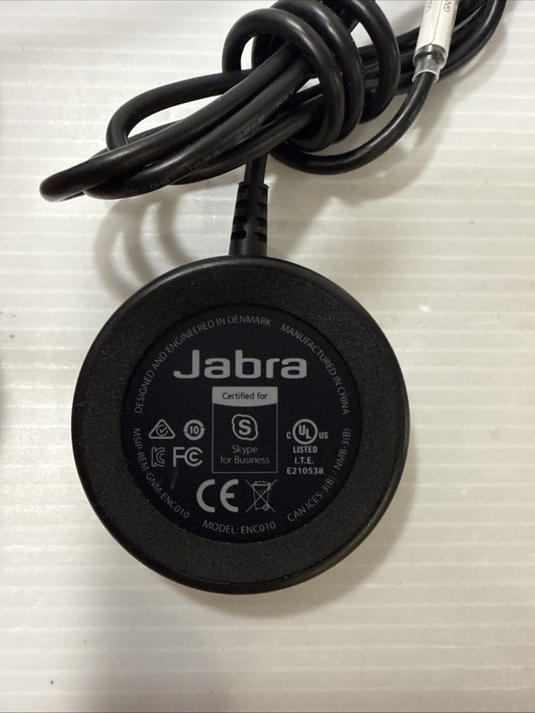 Jabra Evolve 40 UC Headset HSC017 w/ ENC010 USB-A Controller.