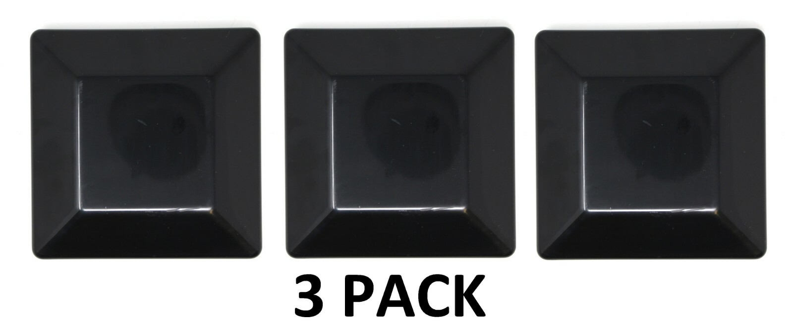 Plastic Fence Post Black Caps 6X6 (5-5/8" x 5-5/8")