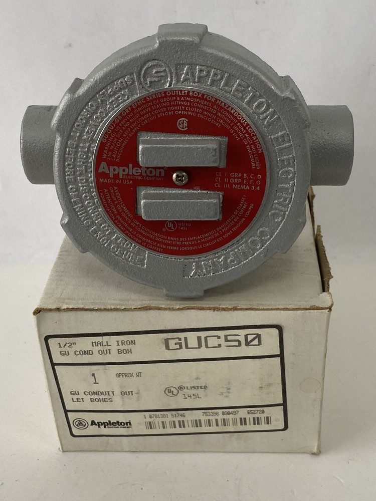 Appleton GUC50 GU CONDUIT OUTLET BOX NIB