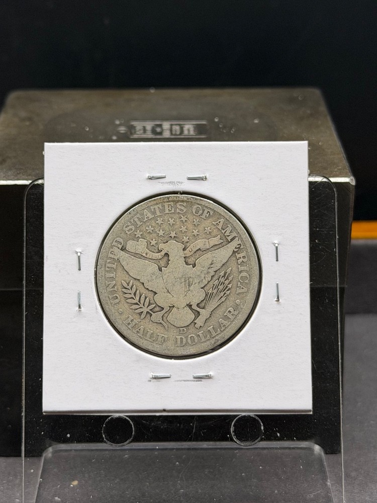 1906-D 50c Barber Half Dollar - Nice Original Fine