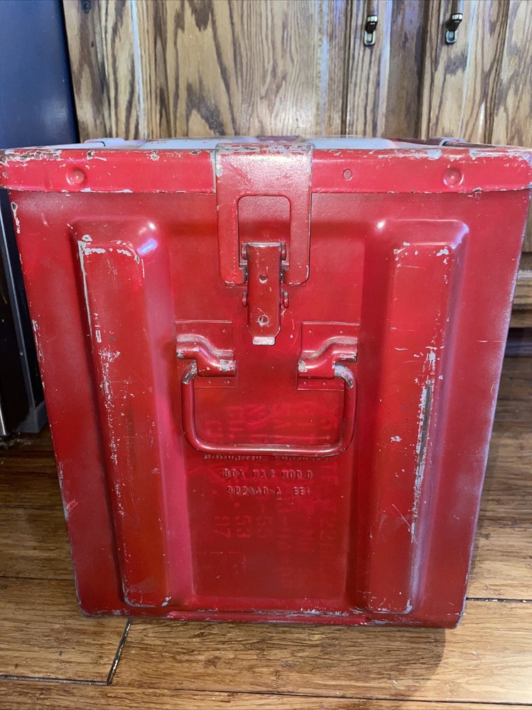 Vintage 1950's  AMMO COMPONENT BOX METAL MK2 MOD 0