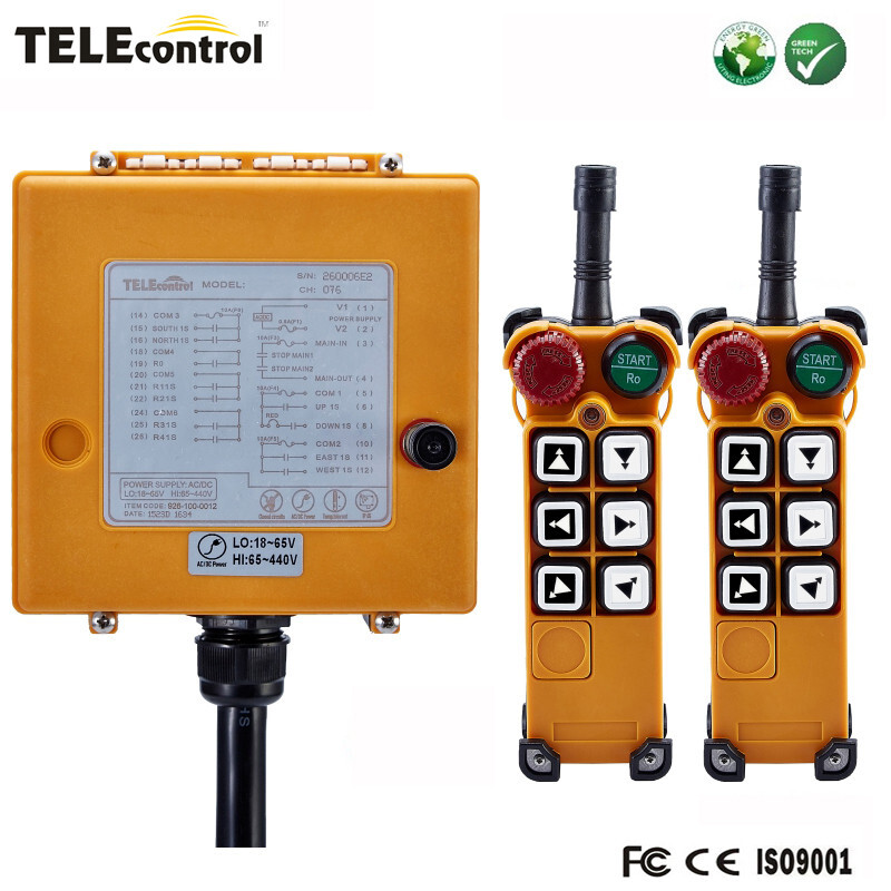 Multiple Control Eot Crane Industrial Wireless Radio Remote Controller F26-C3