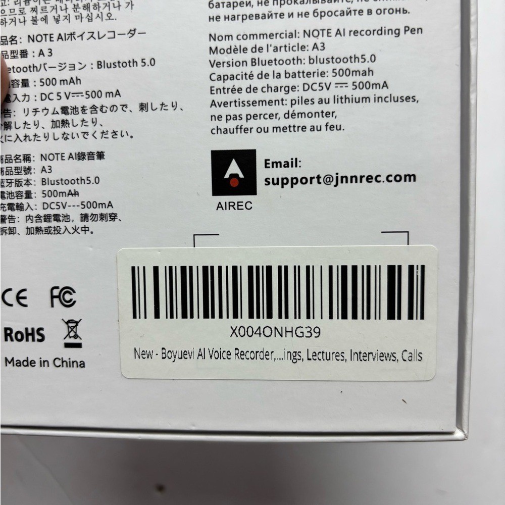 Note AI Voice Recorder 112 languages