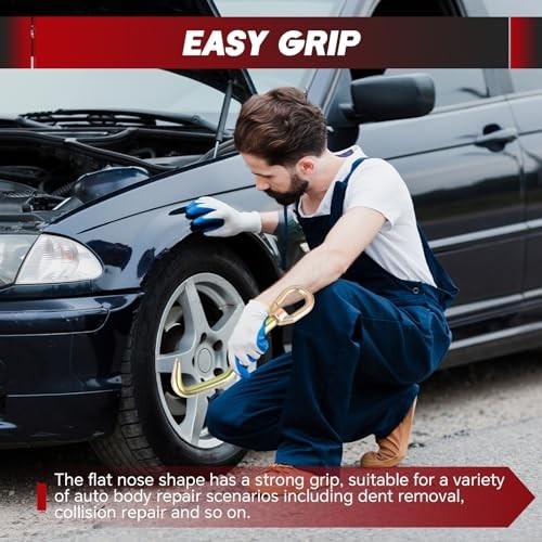 Auto Body Pulling Clamp & Frame Puller Hook | Dent Repair Tool with Swivel Head