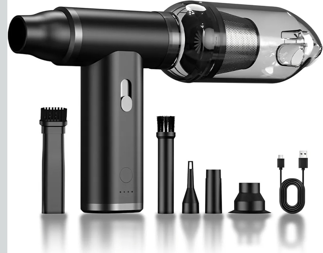 Compressed Air Duster & Vacuum Cleaner 4-in-1, 150,000RPM Powerful Electric (NEW