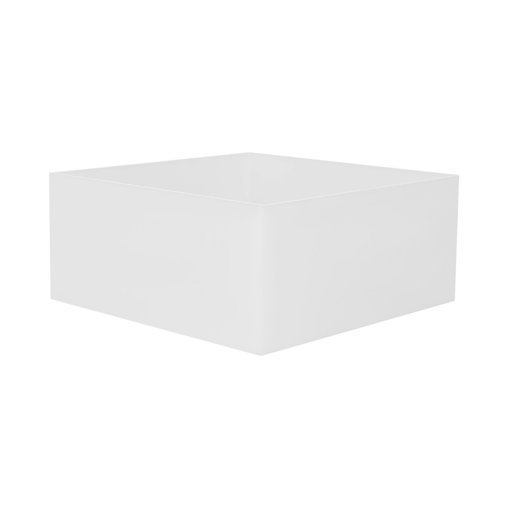 Acrylic Cube Dessert Table Display Nesting Riser with Hollow Bottoms 8"+9"+10"