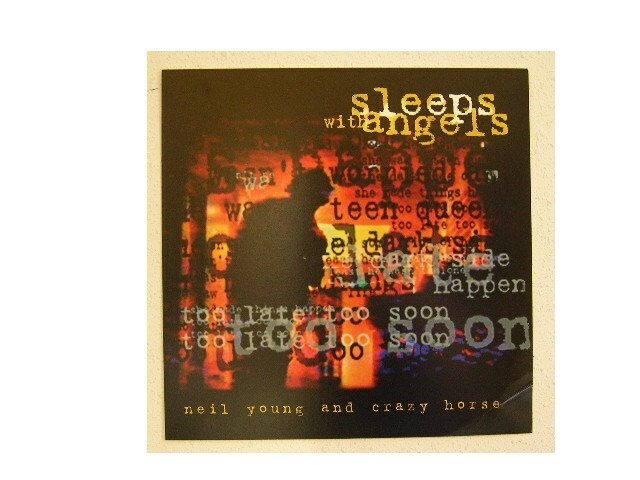 Neil Young Poster Flat Sleeps with angels