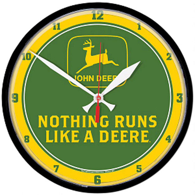 9 Inch John Deere Wall Clock