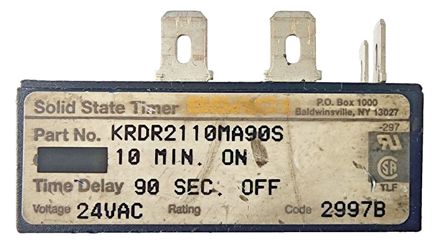 SSAC KRDR2110MA90S Time Delay Relay