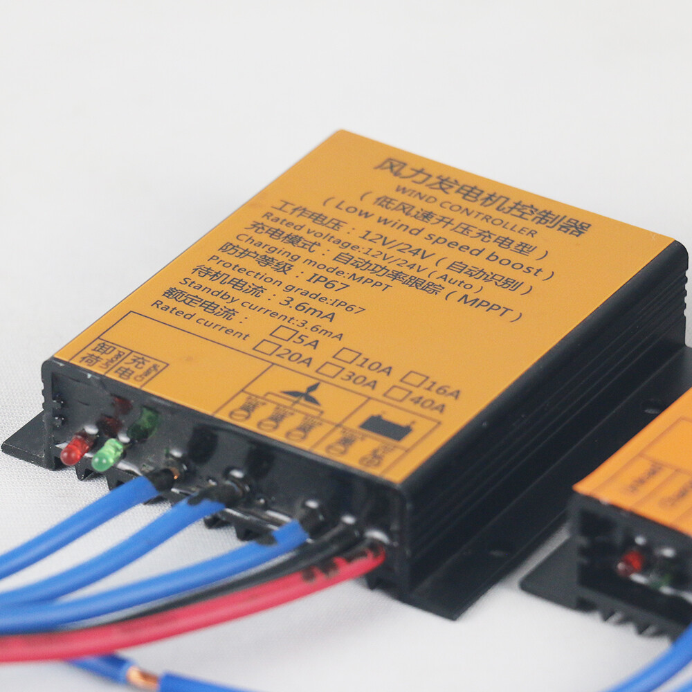 800W Wind Turbine Charge Controller MPPT Generator Booster Regulator 12/24V