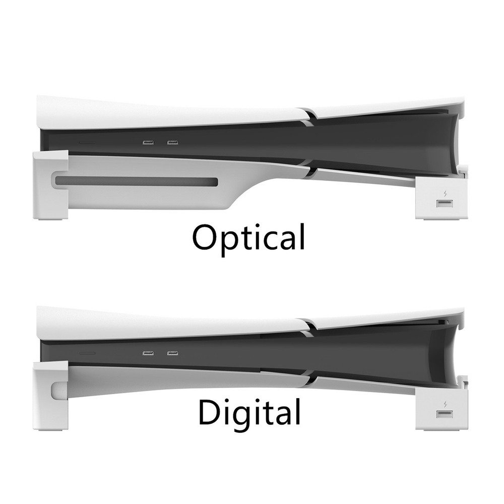 Horizontal 4 HUB Charging Base Stand Bracket Holder For PS5 Slim Console