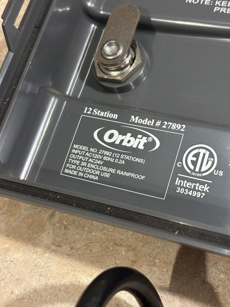 Orbit 12 Zone Station Water Sprinkler Timer Controller 27892 3 Programs Digital