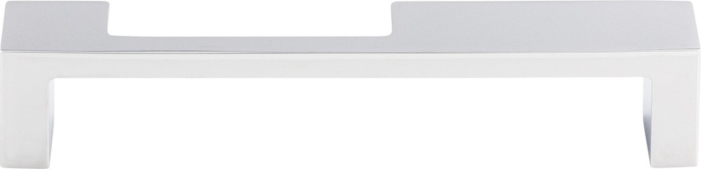 Top Knobs TK259PC Modern Metro Notch Pull B 5" (c-c) Polished Chrome
