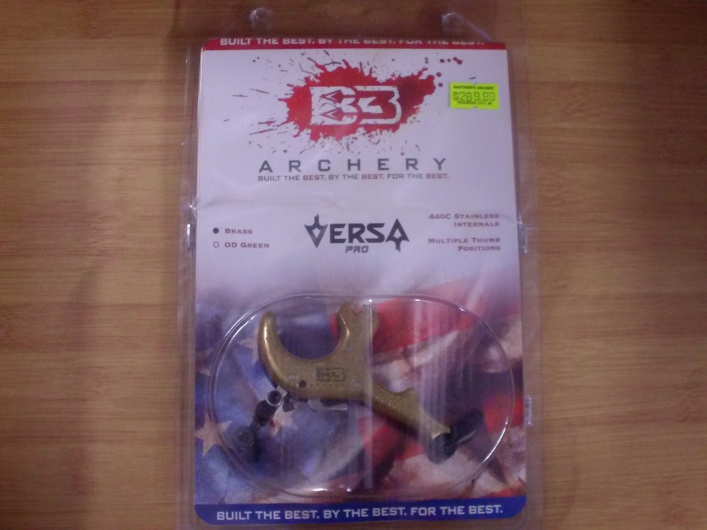 B3 Versa Pro Pack Release 3 Finger BRASS