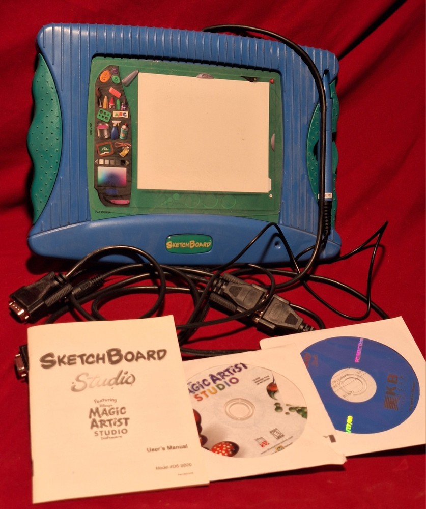 Disney SketchBoard Studio MAGIC ARTIST Studio PC MAC USB Animation Tablet 2000