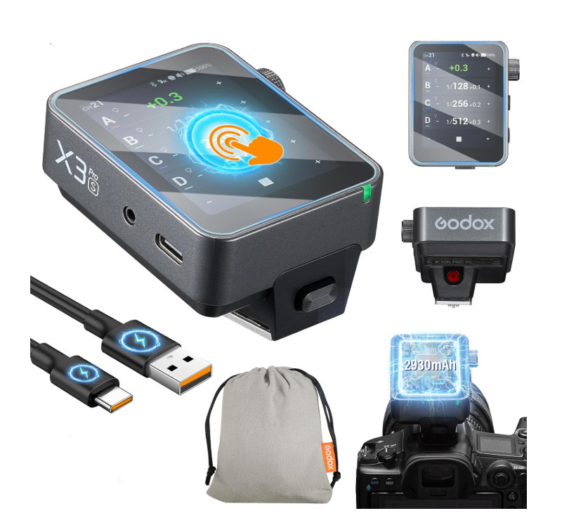 GODOX X3Pro-S TTL Wireless Flash Trigger for Sony with Bluetooth Integration