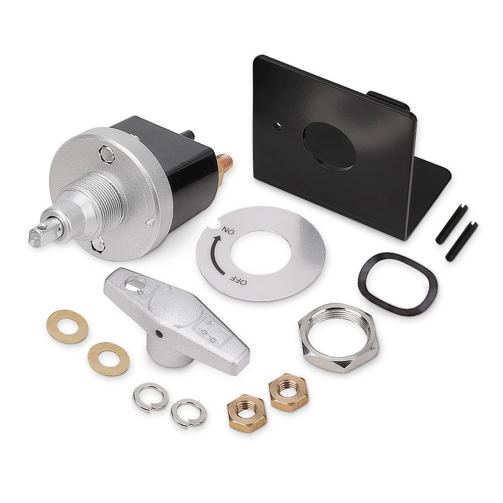 500A High Current 12V-36V Battery Cut Off Switch with Lock-Out Plate, Replace...