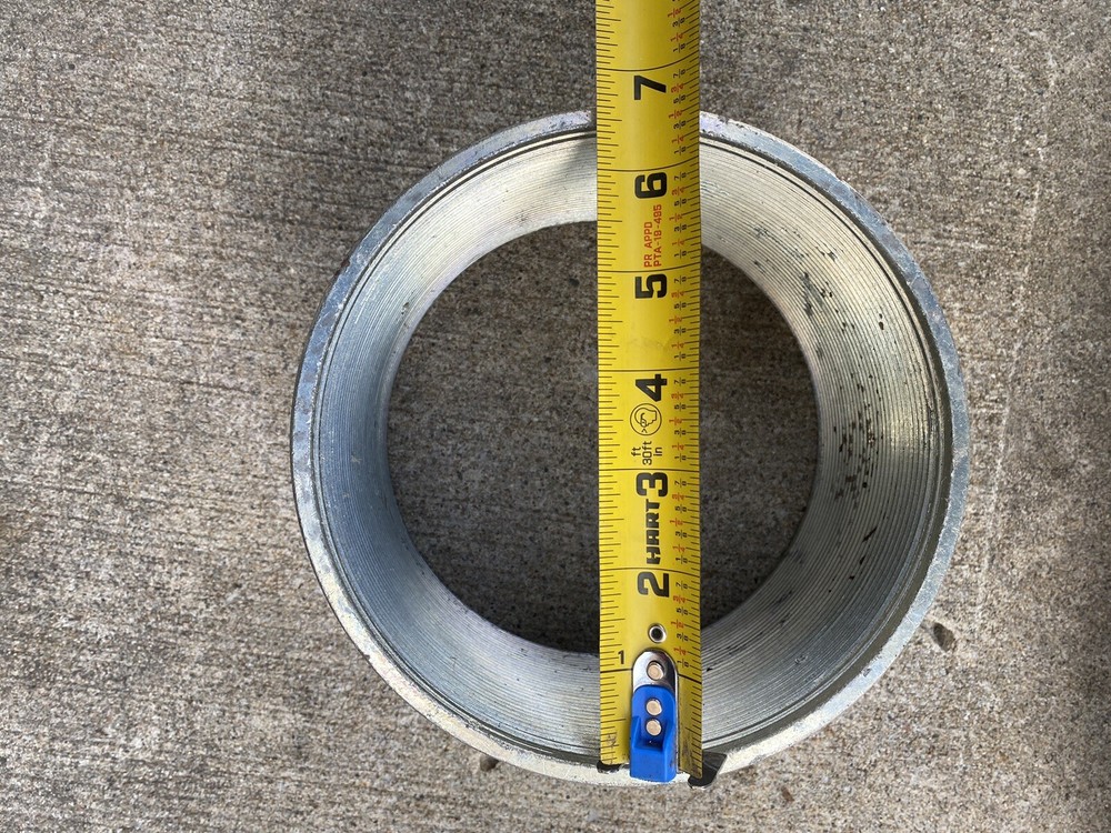 6" Galvanized Steel Conduit Coupling - Coupler Rigid